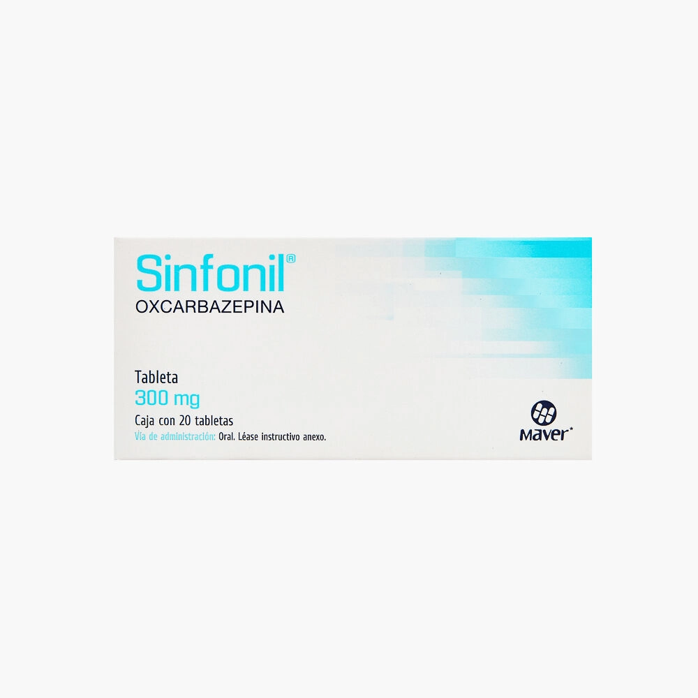 OXCARBAMAZEPINA 300MG. 20TAB. SINFONIL