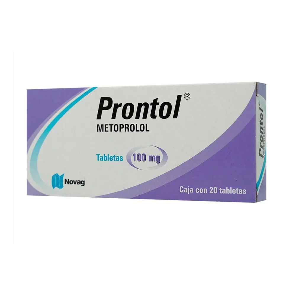 METOPROLOL 100MG. 20TAB. PRONTOL