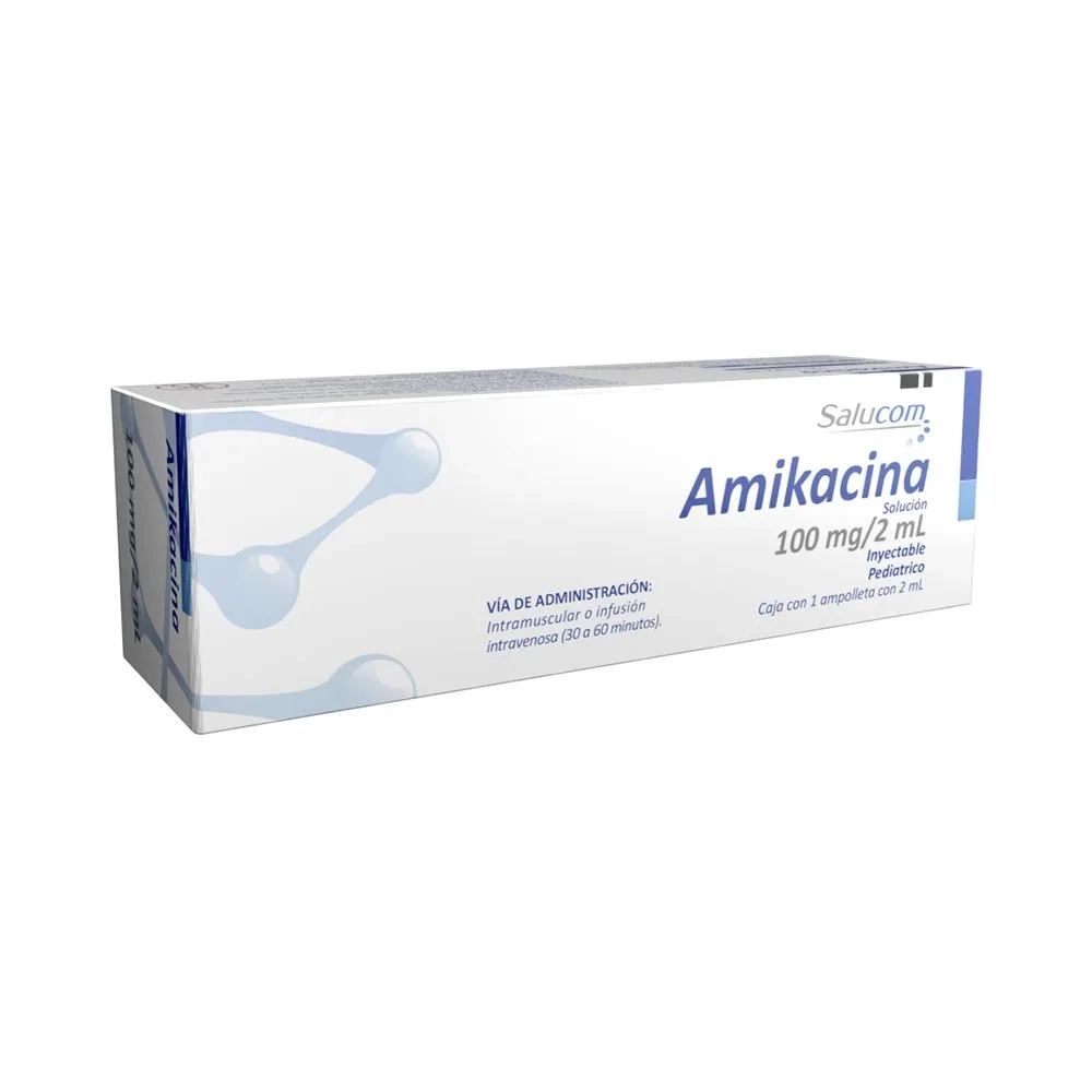 AMIKACINA 500MG. 1AMP. SALUCOM