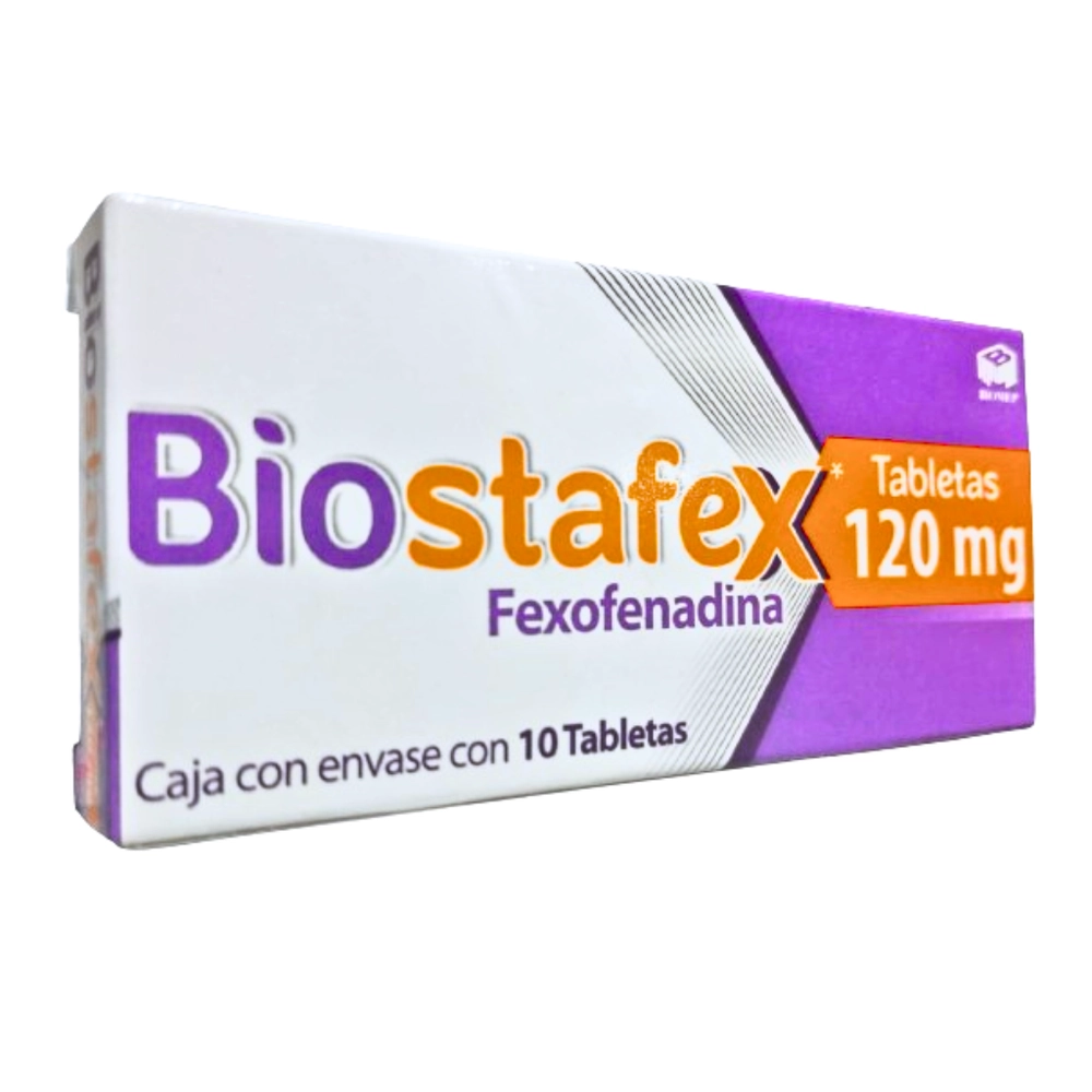 FEXOFENADINA 120MG. 10TAB. BIOSTAFEX