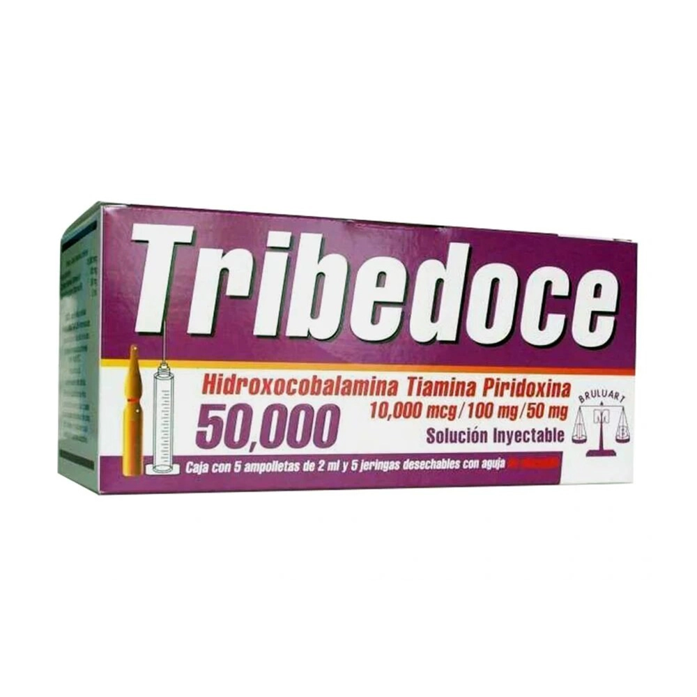 HIDROXOCOBALAMINA TRIBEDOCE 5AMP.