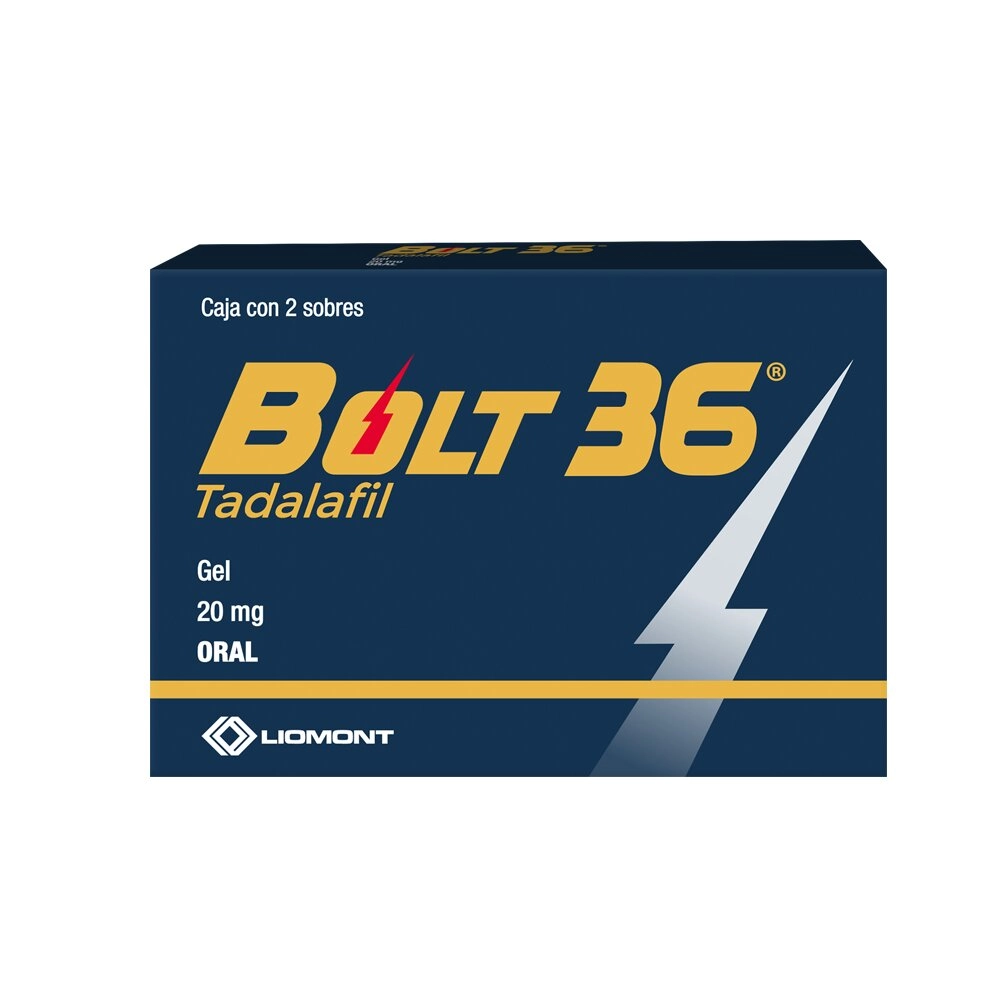 TADALAFIL 20MG GEL ORAL BOLT 36