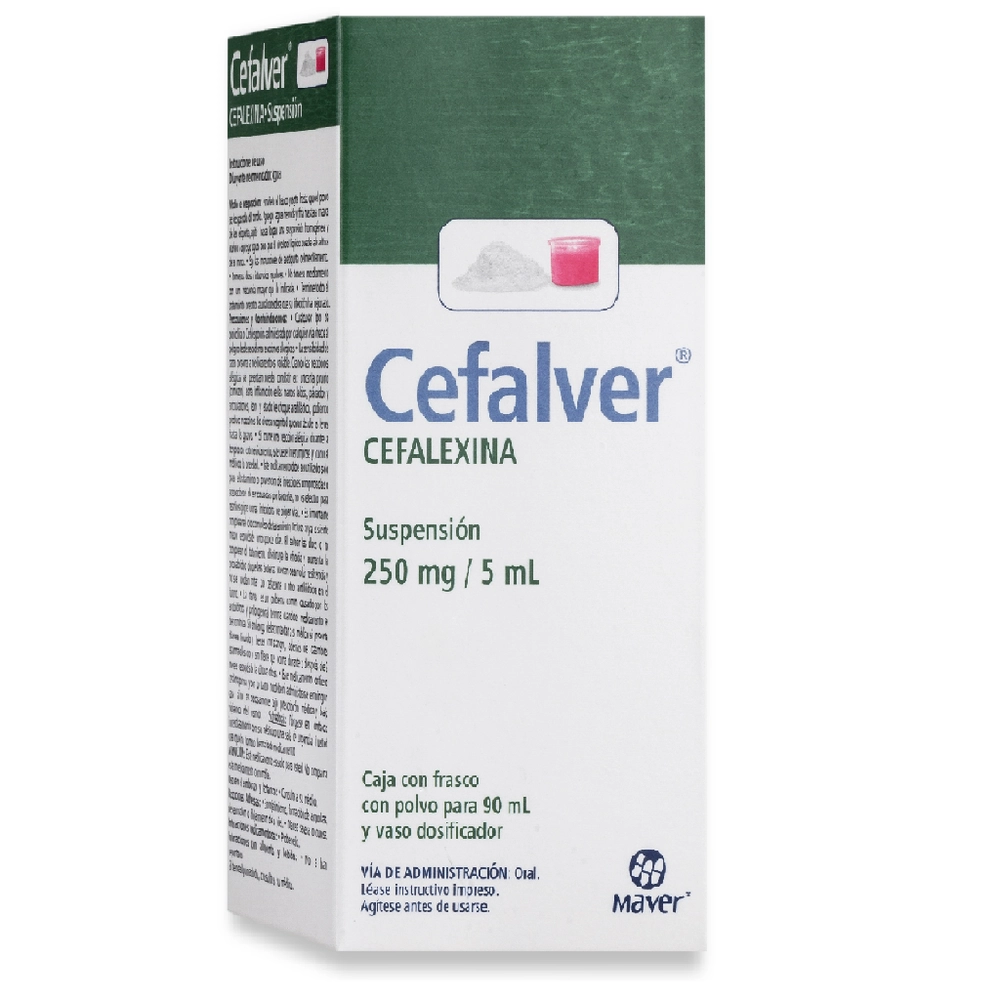 CEFALEXINA 250MG. SUSP. 90ML. CEFALVER