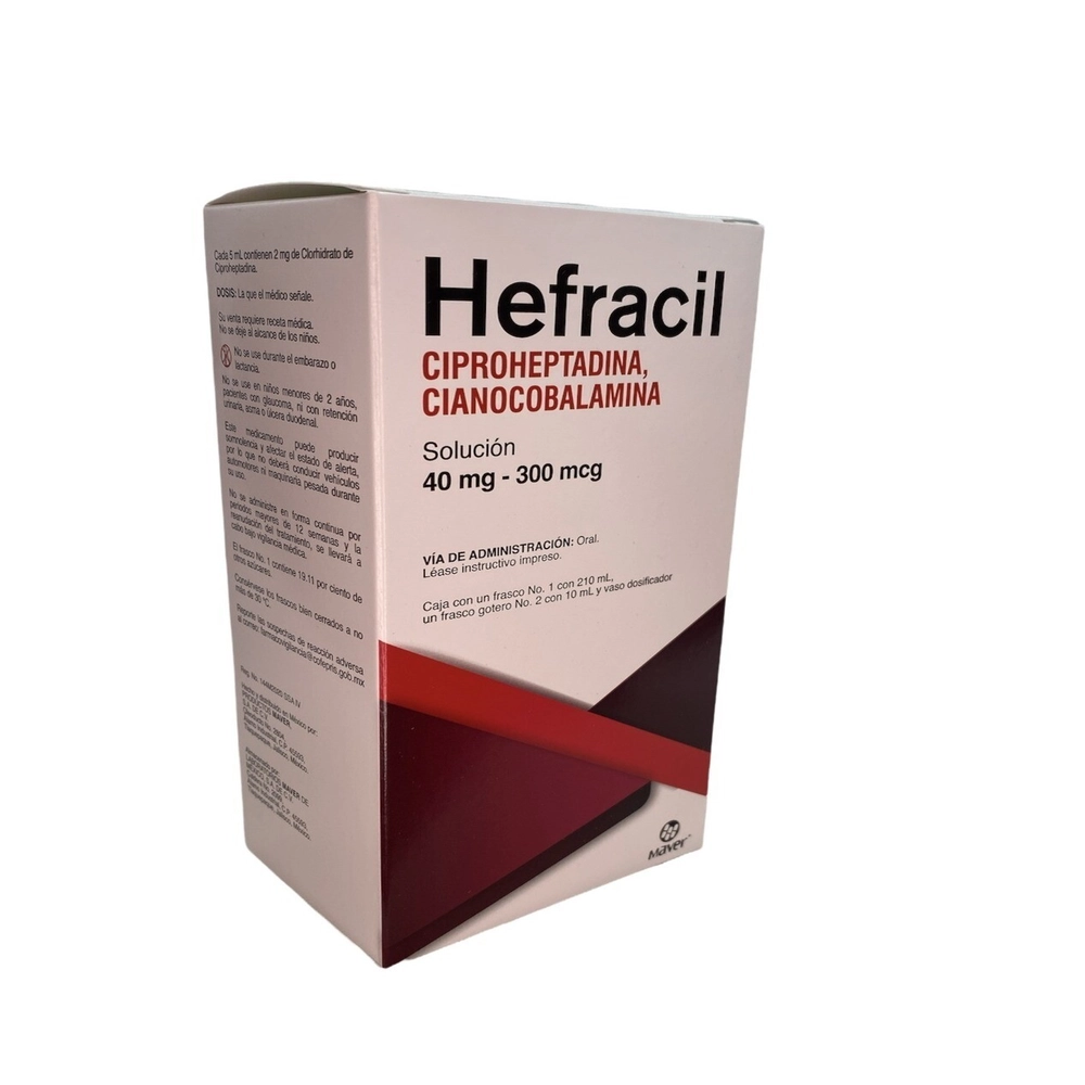 CIPROHEPTADINA CIANOCOBALAMINA 210ML HEFRACIL