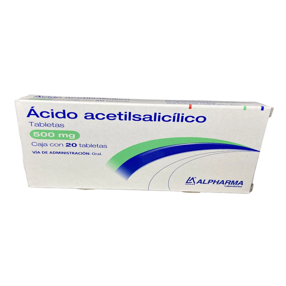 ACIDO ACETILSALICILICO 500MG. 20TAB. ALPHARMA