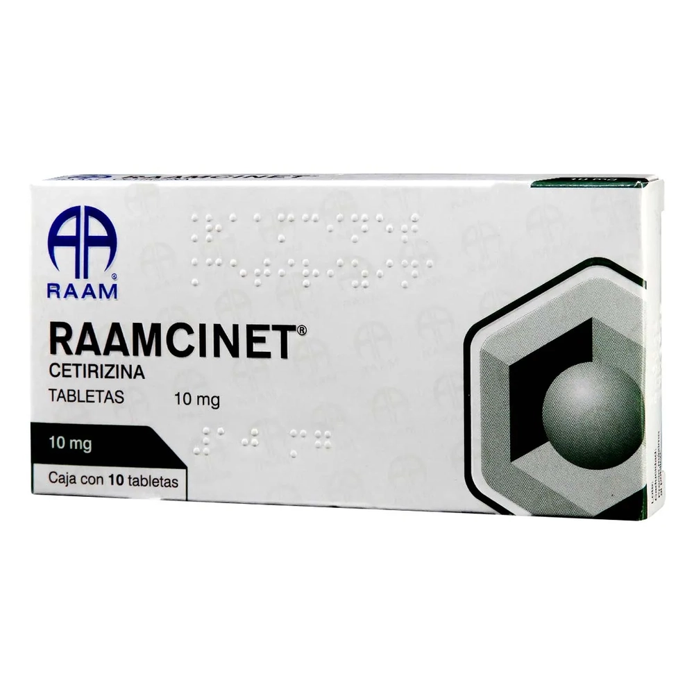 CETIRIZINA 10MG. 10TAB. RAAMCINET