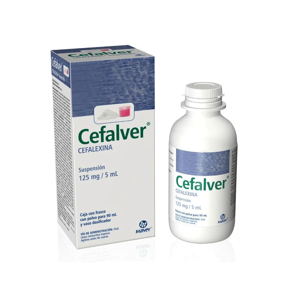CEFALEXINA 125MG. SUSP. 90ML. MAVER
