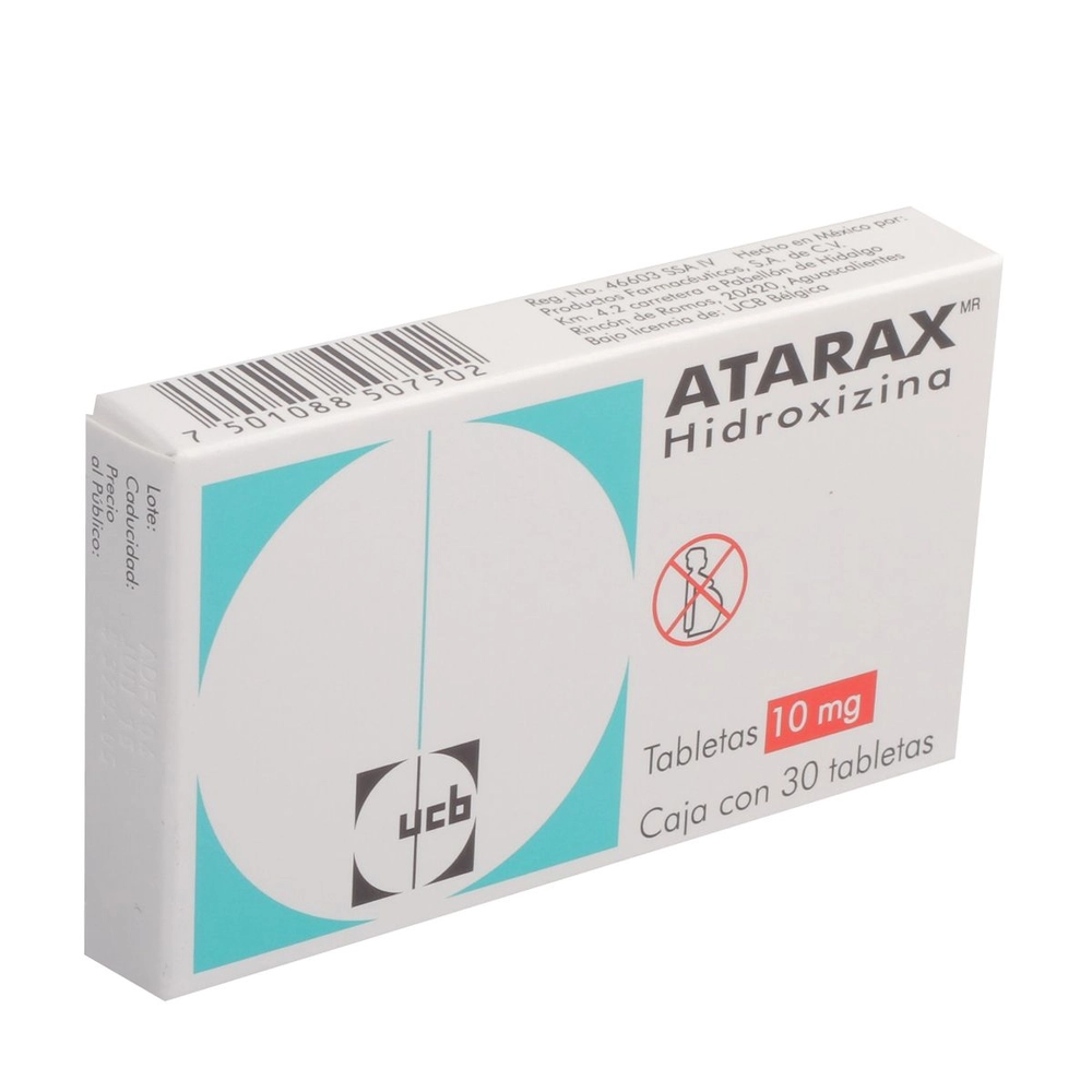 HIDROXIZINA 10MG. 30TAB.
