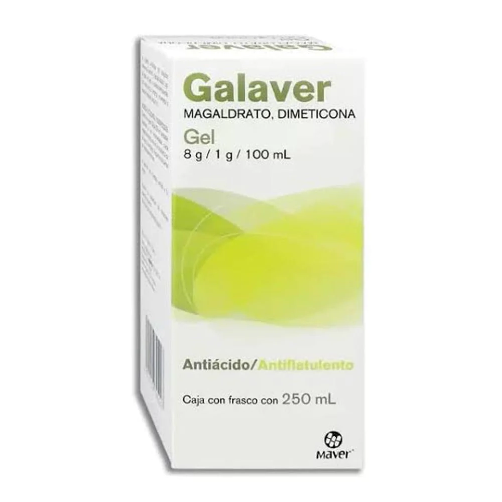 MAGALDRATO/DIMETICONA 250 ML SUSP GALAVER