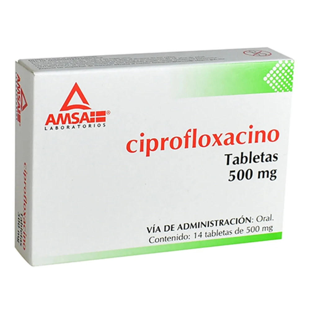 CIPROFLOXACINO 500MG. 14TAB. SALUCOM