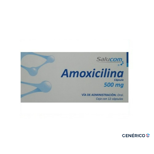 AMOXICILINA 500MG. 12CAPS. SALUCOM