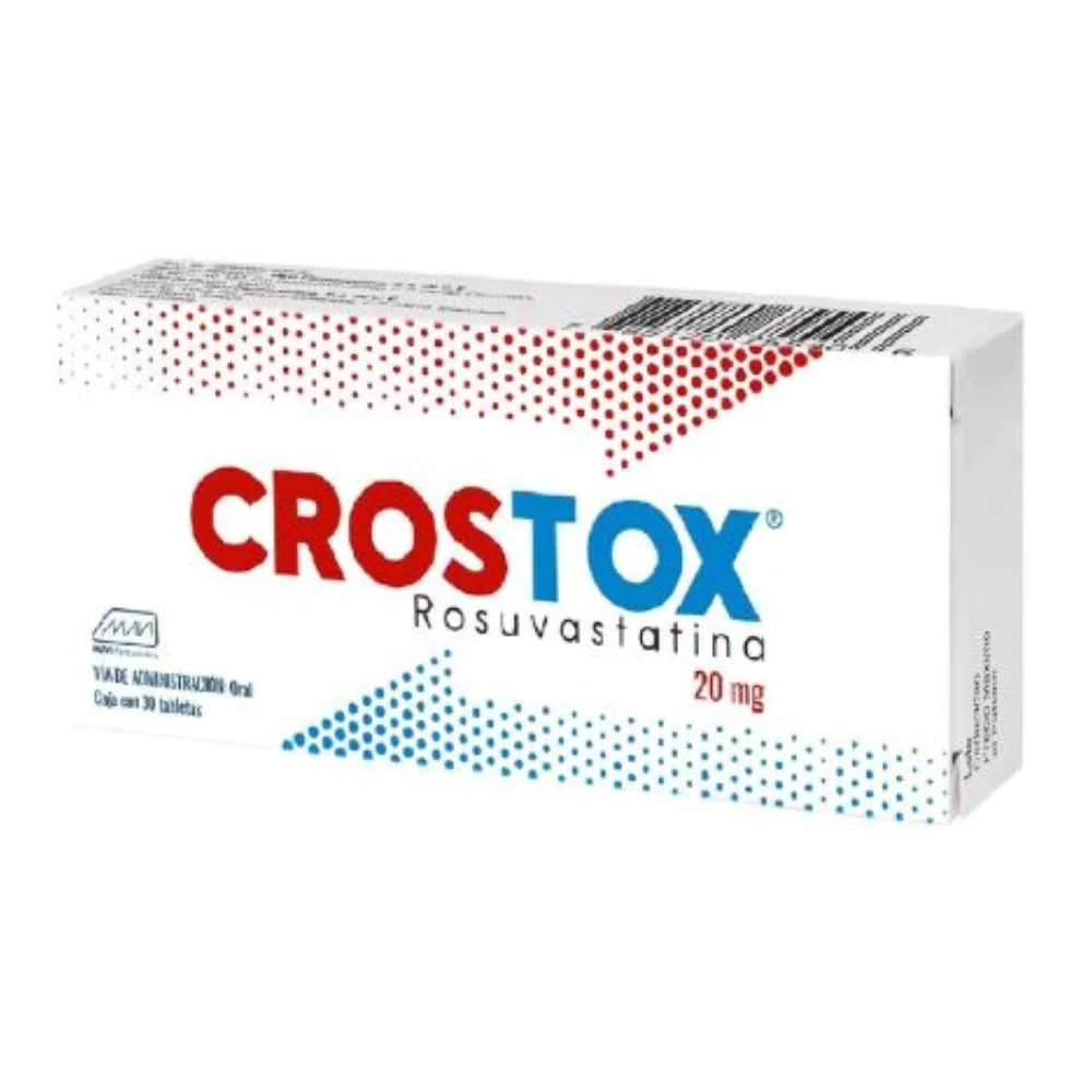 ROSUVASTATINA 20MG. 30TAB. CROSTOX