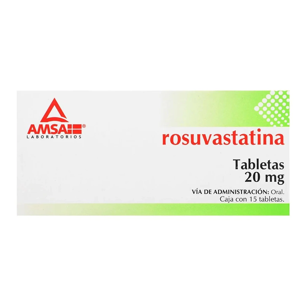 ROSUVASTATINA 20MG. 15TAB