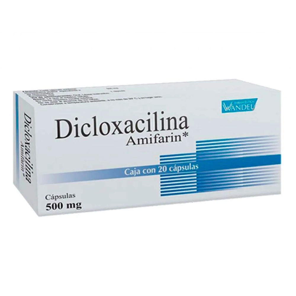 DICLOXACILINA 500MG. 20CAPS. AMIFARIN
