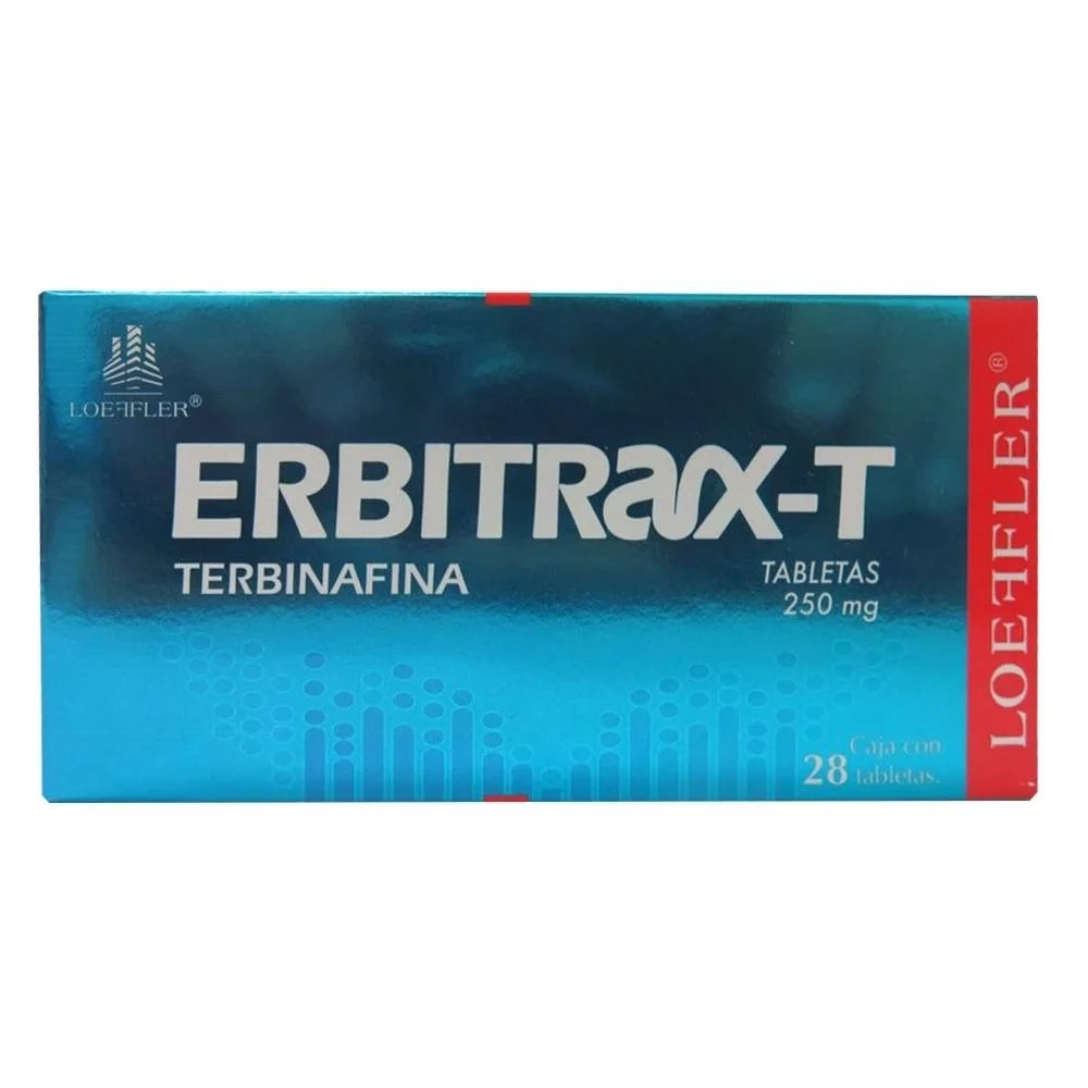 TERBINAFINA 250MG. 28TAB. ERBITRAX T