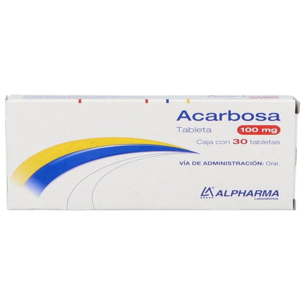 ACARBOSA 100MG. 30TAB.