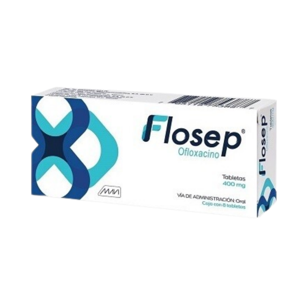OFLOXACINO 400MG. 8TAB FLOSEP
