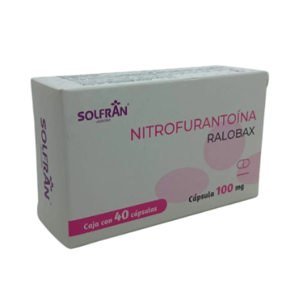 NITROFURANTOINA 100MG. 40CAPS.  RALOBAX