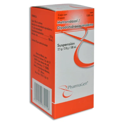 METRONIDAZOL/DIYODOHIDROXIQUINOLEINA SUSP. PHARMAGEN
