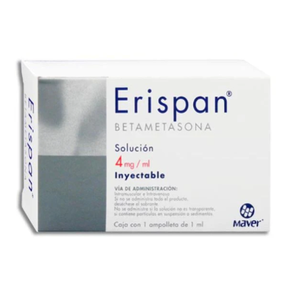 BETAMETASONA 4MG. AMP. ERISPAN