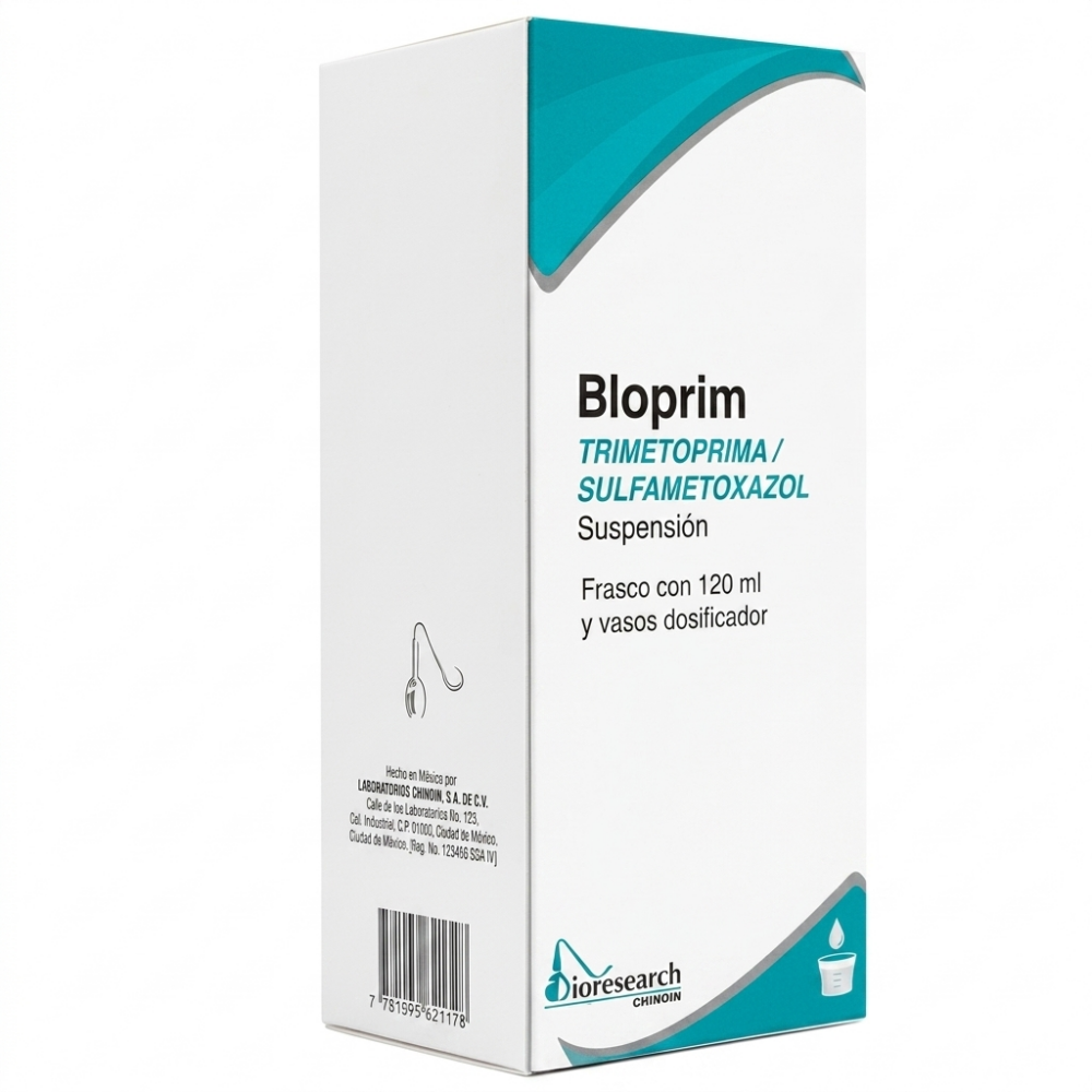 SULFAMETOXAZOL/TRIMETOPRIMA 40/200 SUSP. 120ML. BIOPRIM