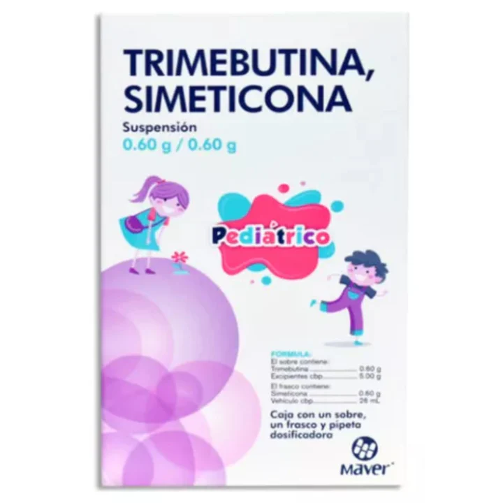 TRIMEBUTINA SIMETICONA SUSPENSION PEDIATRICA