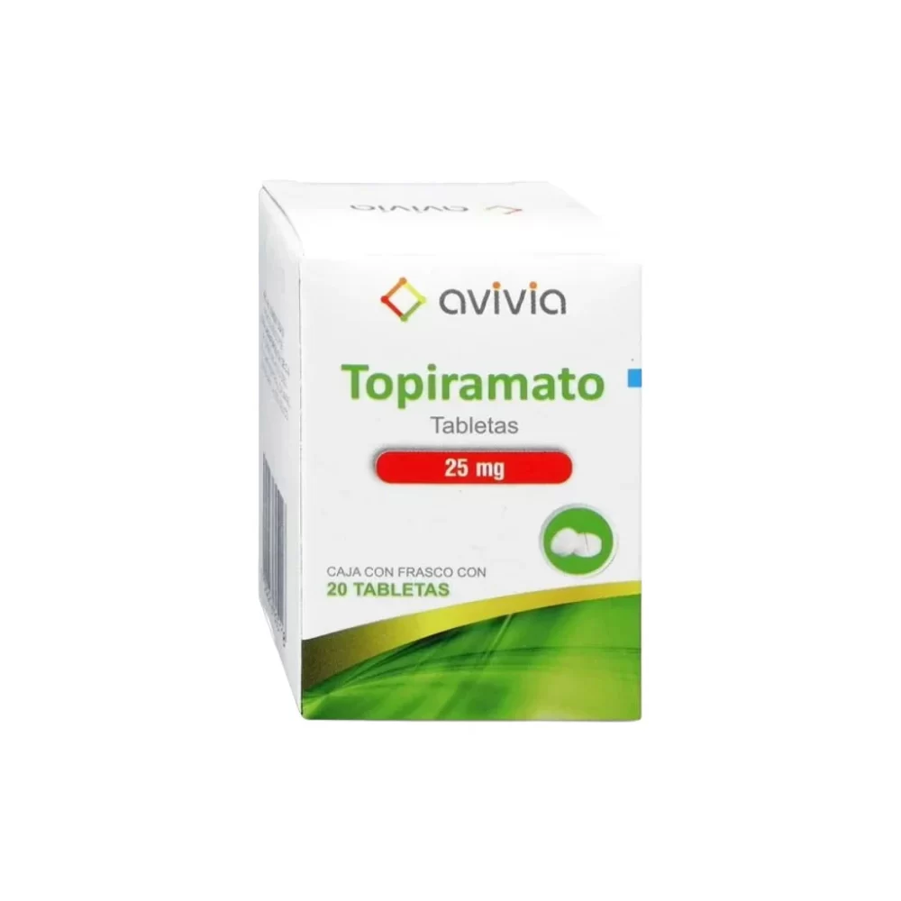 TOPIRAMATO 25MG. 20TAB AVIVIA