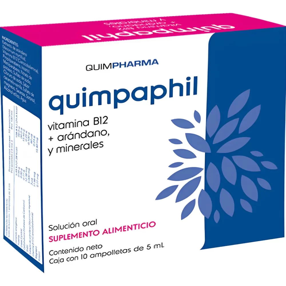 QUIMPAPHIL 10 AMPULAS INGERIBLES