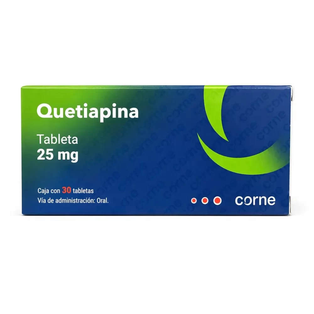 QUETIAPINA 25MG 30 TABLETAS CORNE