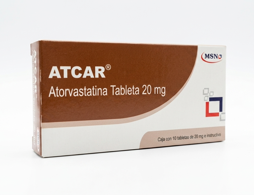 ATORVASTATINA 20MG. 10TAB. ATCAR