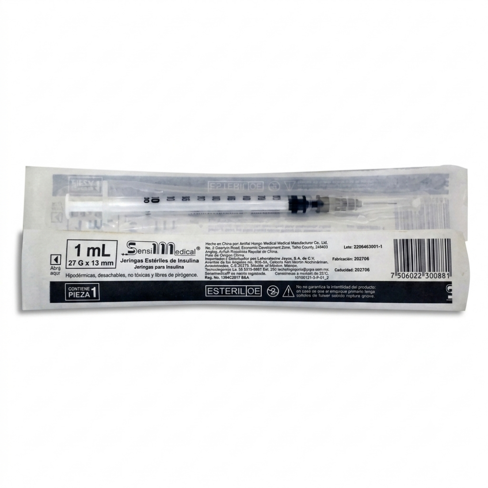 JERINGA INSULINA GRIS 1ML