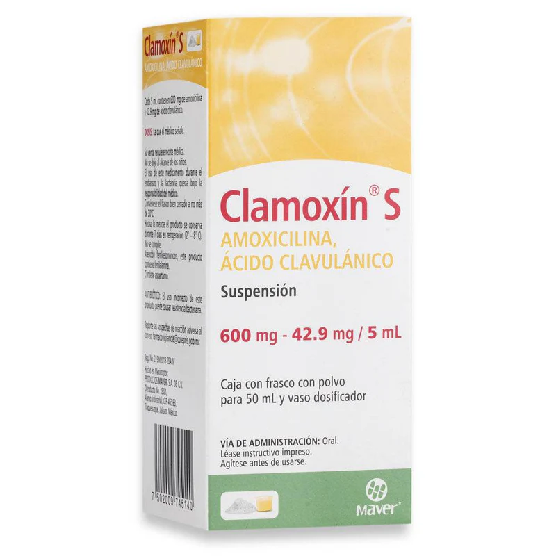 AMOXI-AC-CLAV 600MG 50 ML CLAMOXIN