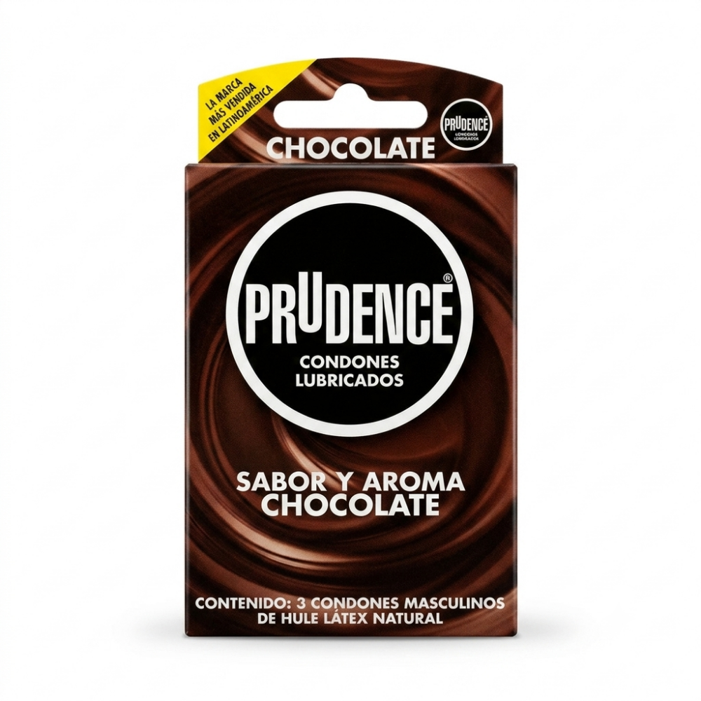 PRESERVATIVO PRUDENCE 3 PZAS CHOCOLATE