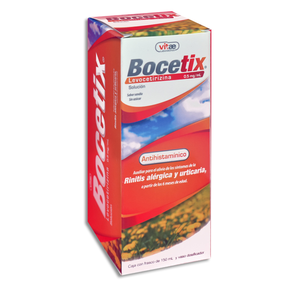 LEVOCETIRICINA 0.5MG 150ML BOCETIX