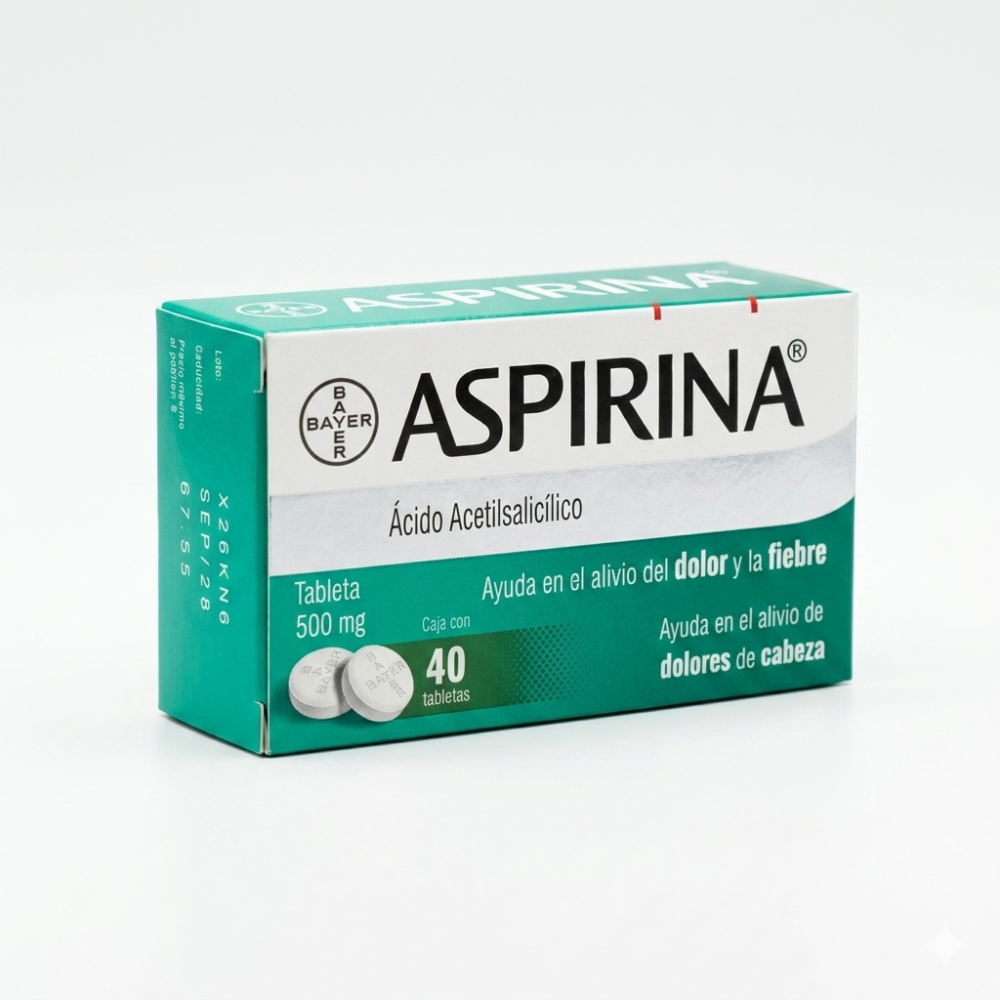 ASPIRINA 500MG 40 TAB BAYER