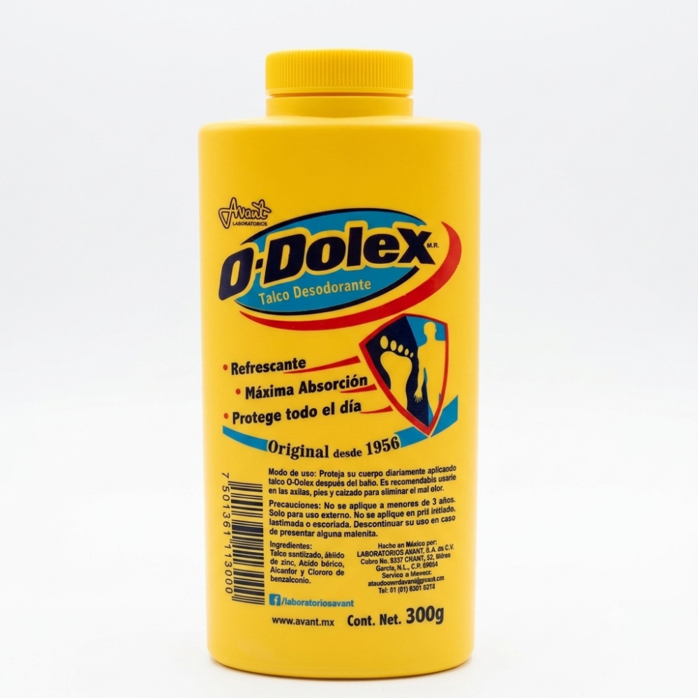TALCO ODOLEX AMARILLO 300G