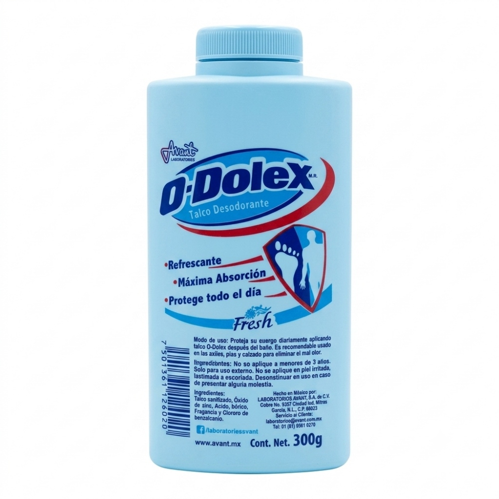 TALCO ODOLEX AZUL  300G
