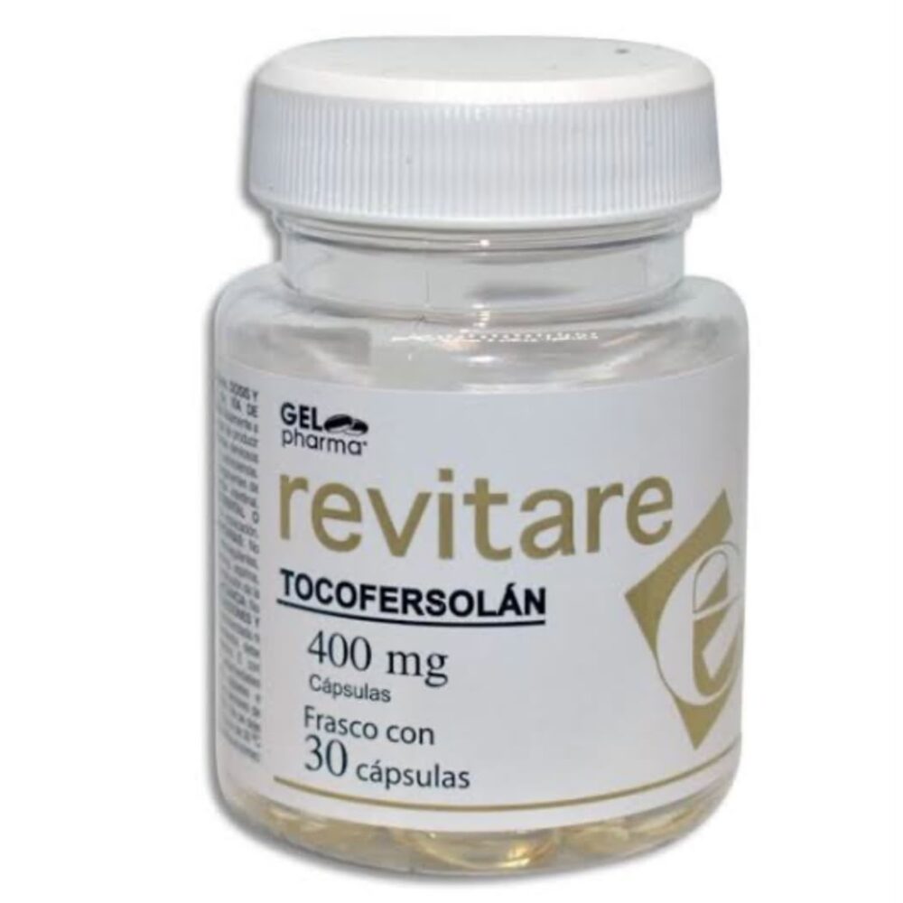 VITAMINA E 400MG 30 CAPS.REVITARE