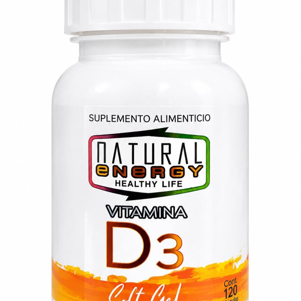 VITAMINA D3GEL 120 CAPS.ENERGY